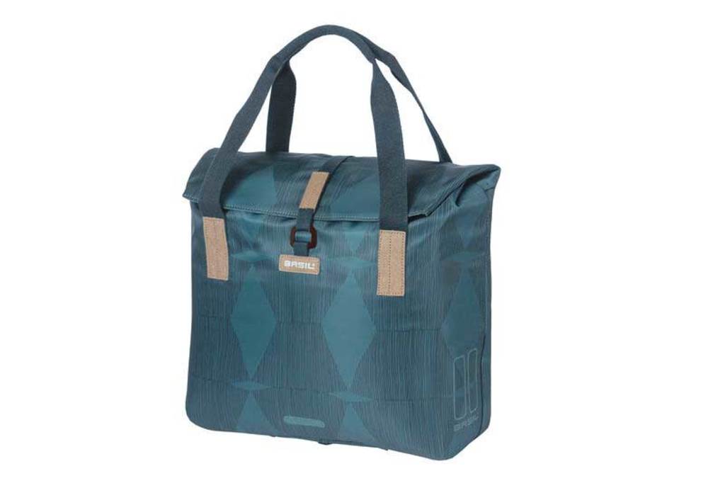 Enkele Fietstas Basil Elegance Estate Blue 20-26 Liter - Enkele Fietstas Basil Elegance Estate Blue 20-26 Liter -